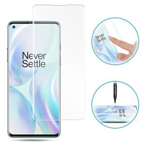 Mocolo UV OnePlus 8 Screenprotector van gehard glas - Doorzichtig