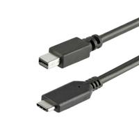 Adapter USB C naar Mini DisplayPort Startech CDP2MDPMM1MB Zwart 1 m
