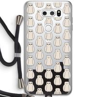Uilen: LG V30 Transparant Hoesje met koord