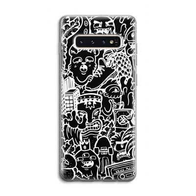 Vexx Black Mixtape: Samsung Galaxy S10 4G Transparant Hoesje