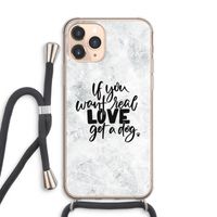 Partner in crime: iPhone 11 Pro Max Transparant Hoesje met koord