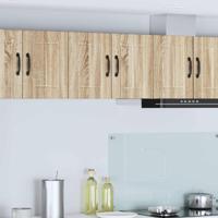 Keukenkast 2 pcs Sonoma Eiken 30 x 31 x 40 cm Bewerkt hout