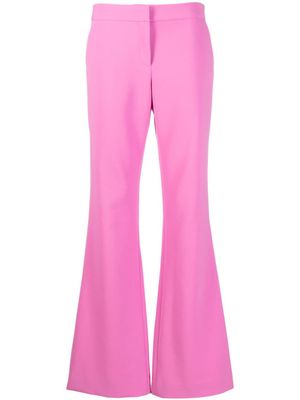 Prabal Gurung pantalon évasé à taille haute - Rose
