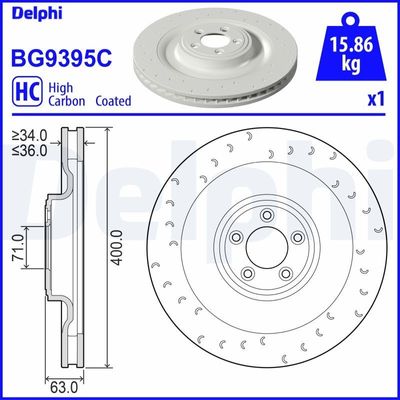 Remschijf BG9395C