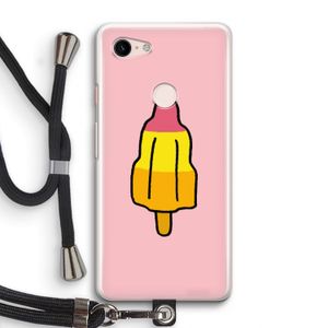 Raketijsje: Pixel 3 Transparant Hoesje met koord