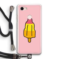 Raketijsje: Pixel 3 Transparant Hoesje met koord