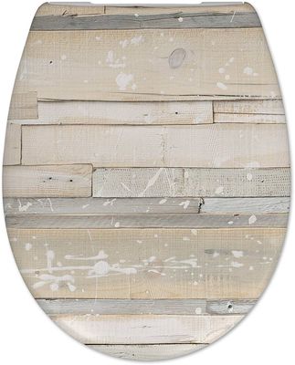 Saqu toiletbril met softclose en quickrelease 36,2x43,6cm multi