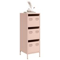 Hoge kast 39x35x103,5 cm staal zwart - thumbnail