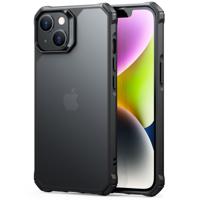 iPhone 14 Plus Air Armor Clear Case Frosted Black - thumbnail