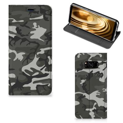 Samsung Galaxy S8 | Hoesje met Magneet | Army Light