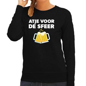 Apres ski sweater Atje voor de sfeer zwart dames - Wintersport trui