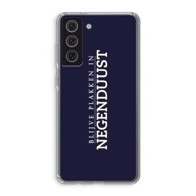 Blijve plakken in Negenduust: Samsung Galaxy S21 FE Transparant Hoesje
