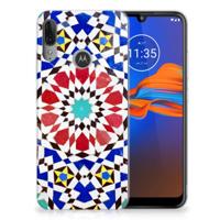 Motorola Moto E6 Plus | TPU | Siliconen hoesje | Mozaïek