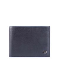 Piquadro Blue Square S Matte Men's Wallet With Coin Pocket Blue - thumbnail