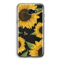 Sunflower and bees: Samsung Galaxy A5 (2017) Transparant Hoesje