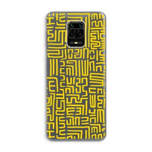 Majorelle Blue Print: Xiaomi Redmi Note 9 Pro Transparant Hoesje