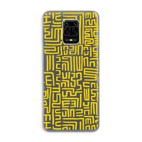 Majorelle Blue Print: Xiaomi Redmi Note 9 Pro Transparant Hoesje