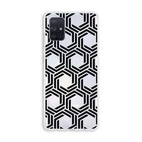 Geometrisch patroon: Galaxy A71 Transparant Hoesje