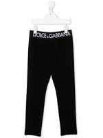 Dolce & Gabbana Kids legging à taille mi-haute - Noir - thumbnail