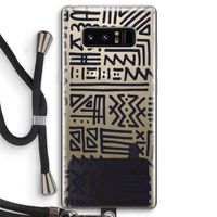 Marrakech print: Samsung Galaxy Note 8 Transparant Hoesje met koord