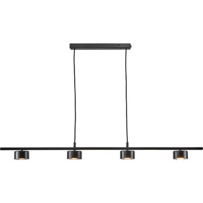 Nordlux 4-lichts hanglampClyde zwart design - 2010813003