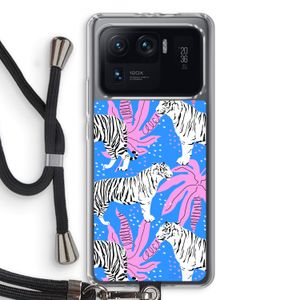 Tijger: Xiaomi Mi 11 Ultra Transparant Hoesje met koord