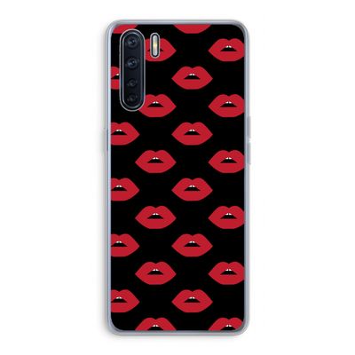 Lips: Oppo A91 Transparant Hoesje