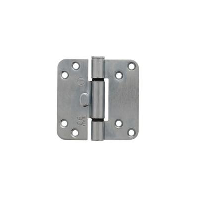 Intersteel glijlagerscharnier - afgerond - 89x89x3 mm - verzinkt
