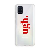 Ugh: Galaxy A51 4G Transparant Hoesje