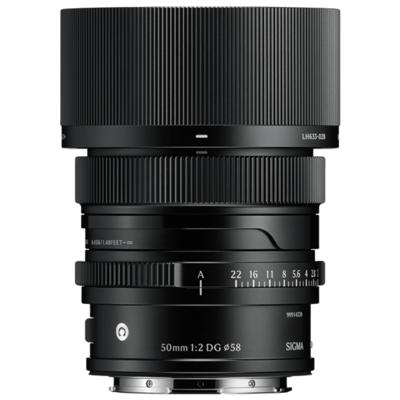 SIGMA 50mm f/2 DG Contemporary Sony E-mount - Zwart