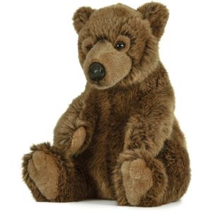 Pluche bruine beer/beren knuffel 25 cm speelgoed   -