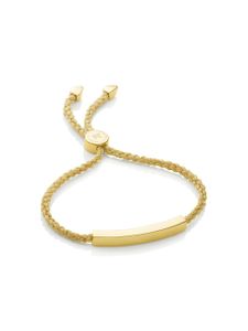 Monica Vinader bracelet GP Linear - Or