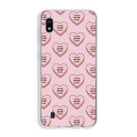 Chicks before dicks: Samsung Galaxy A10 Transparant Hoesje