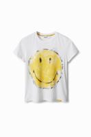 T-shirt met Smiley® - WHITE - XS - thumbnail