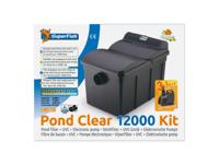 Superfish Pondclear Kit 12000 - 29W Energiezuinige Pomp en 13W UVC, voor Vijvers tot 12000L