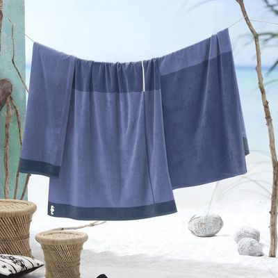 Seahorse Seahorse Strandlaken Block Jeans 100x180