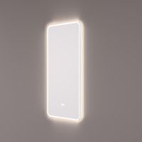 Hipp design 16001 rechthoekige spiegel 45x90cm met LED verlichting en spiegelverwarming