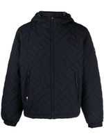 Tommy Hilfiger veste monogrammée à capuche - Bleu - thumbnail