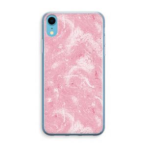 Abstract Painting Pink: iPhone XR Transparant Hoesje