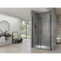 Van Rijn Products ST02 Saloondeur - 90x200cm - incl glasbehandeling - incl muurprofiel - zwart ST0240090ZW Van Rijn Products ST02 Saloondeur - 90x200cm - incl glasbehandeling - incl muurprofiel - zwart ST0240090ZW