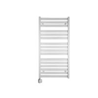 Electrische Wifi Radiator Sanicare HVP Carini Moda 120x60 cm Mat Wit Met Thermostaat Zilver Linksonder