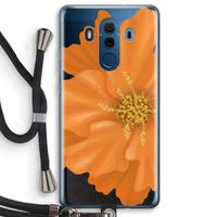 Orange Ellila flower: Huawei Mate 10 Pro Transparant Hoesje met koord