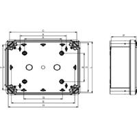 Schneider Electric NSYTBS1397 Wandbehuizing 93 x 138 x 72 ABS Grijs-wit (RAL 7035) 2 stuk(s)