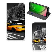 Motorola Moto G7 Play | Book Cover | New York Taxi