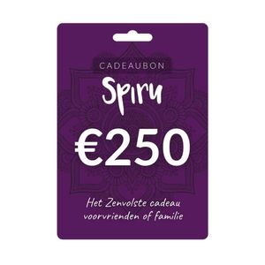 Spiru Cadeaukaart €250 (Digitaal)