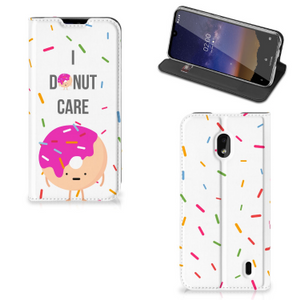 Nokia 2.2 Flip Style Cover Donut Roze