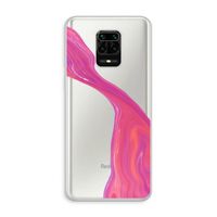 Paarse stroom: Xiaomi Redmi Note 10 Lite Transparant Hoesje