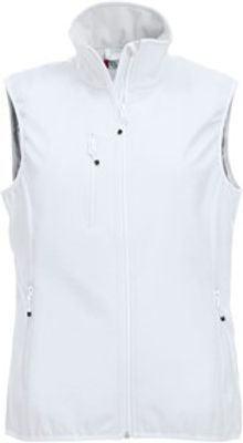 Clique 020916 Basic Softshell Vest Ladies - Wit - XXL