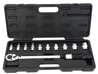 Radon torque wrench 1/2" 40-210 nm fixable incl. bits