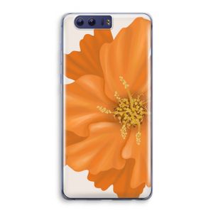 Orange Ellila flower: Honor 9 Transparant Hoesje
